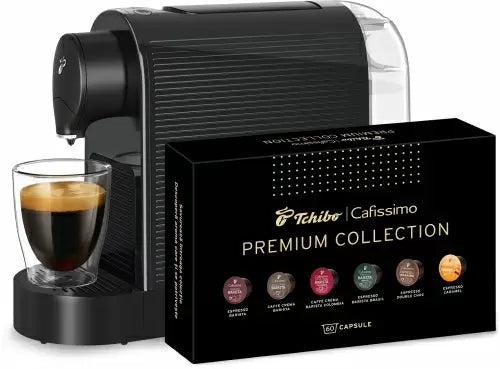Espressor capsule Tchibo Cafissimo PURE Plus Black + set 60 capsule cafea Tchibo Premium Collection