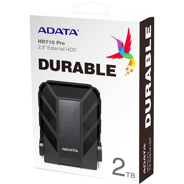 Hard Disk extern ADATA HD710 Pro, 2TB, USB 3.2 Gen1, negru