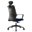 Scaun de birou mesh HIRO H - negru/albastru