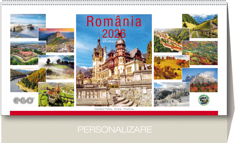 Calendar birou Romania 13 file Ego