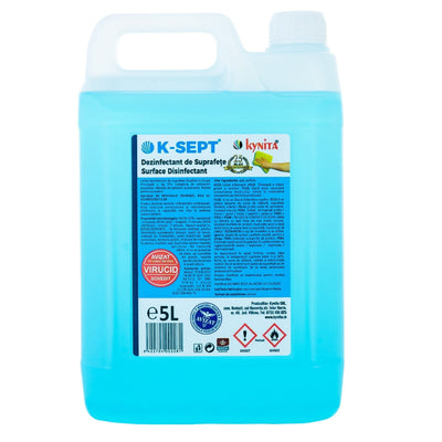 Dezinfectant de suprafete 75% alcool K-sept 5l rezerva