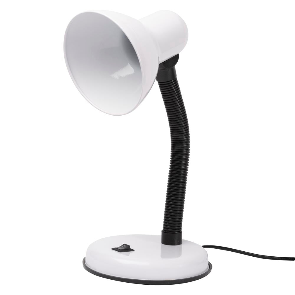 Lampa Birou Clasic Alb 1xE27 60W, Erste