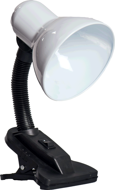 Lampa Birou Clip Alb 1xE27 60W, Erste