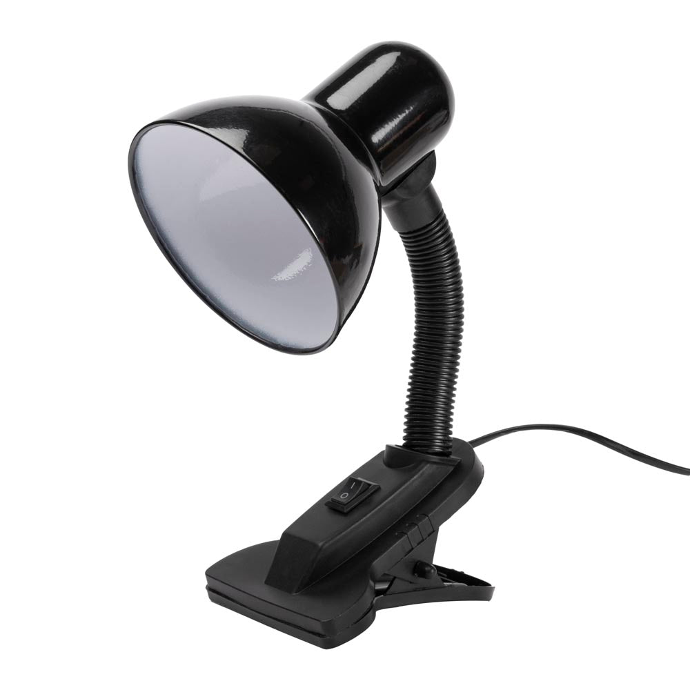Lampa Birou Clip Negru 1xE27 60W, Erste