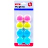 Magneti culori pastel, rotunzi, 27mm, 8 buc/set