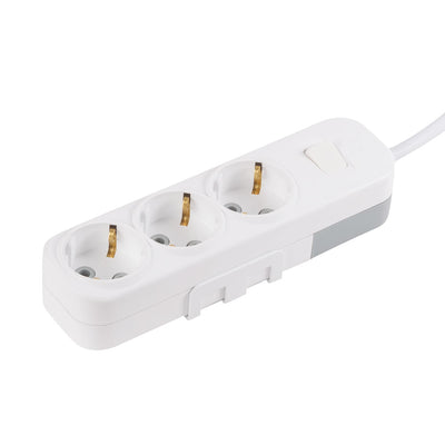 Prelungitor electric MYRA 3 metri, 3 prize cu ?mp?m?ntare, cablu 3x1.5 mm?