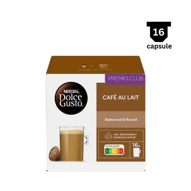Cafea capsule Nescafè Dolce Gusto Cafe au Lait 16 Capsule