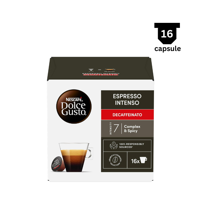 Cafea capsule Nescafè Dolce Gusto Intenso Decaffeinato 6 Capsule