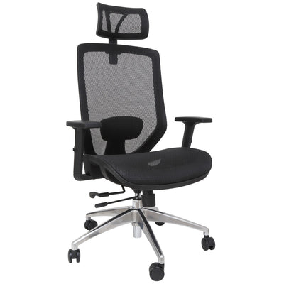 Scaun de birou mesh NICE LUX - negru/negru