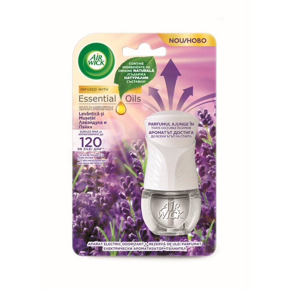 Odorizant camera electric  Airwick cu rezerva 19ml