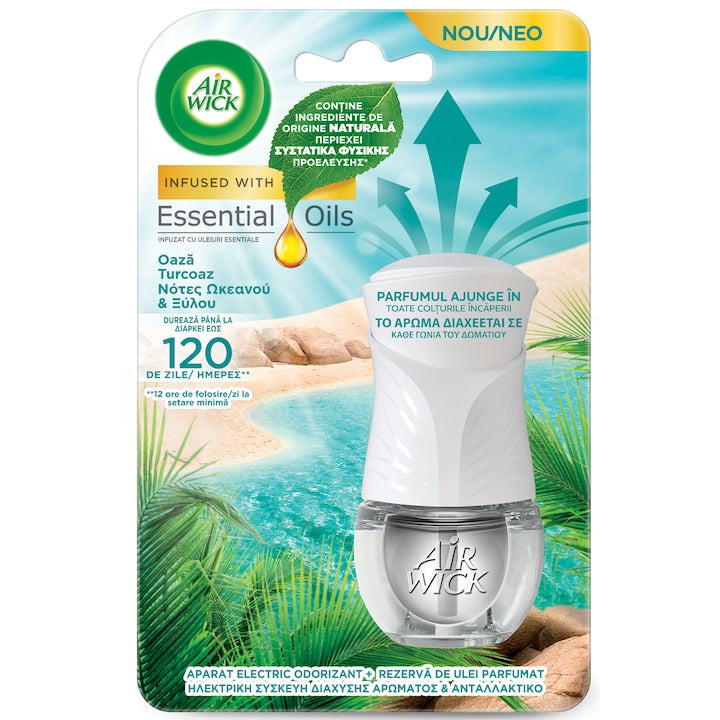 Odorizant camera electric  Airwick cu rezerva 19ml