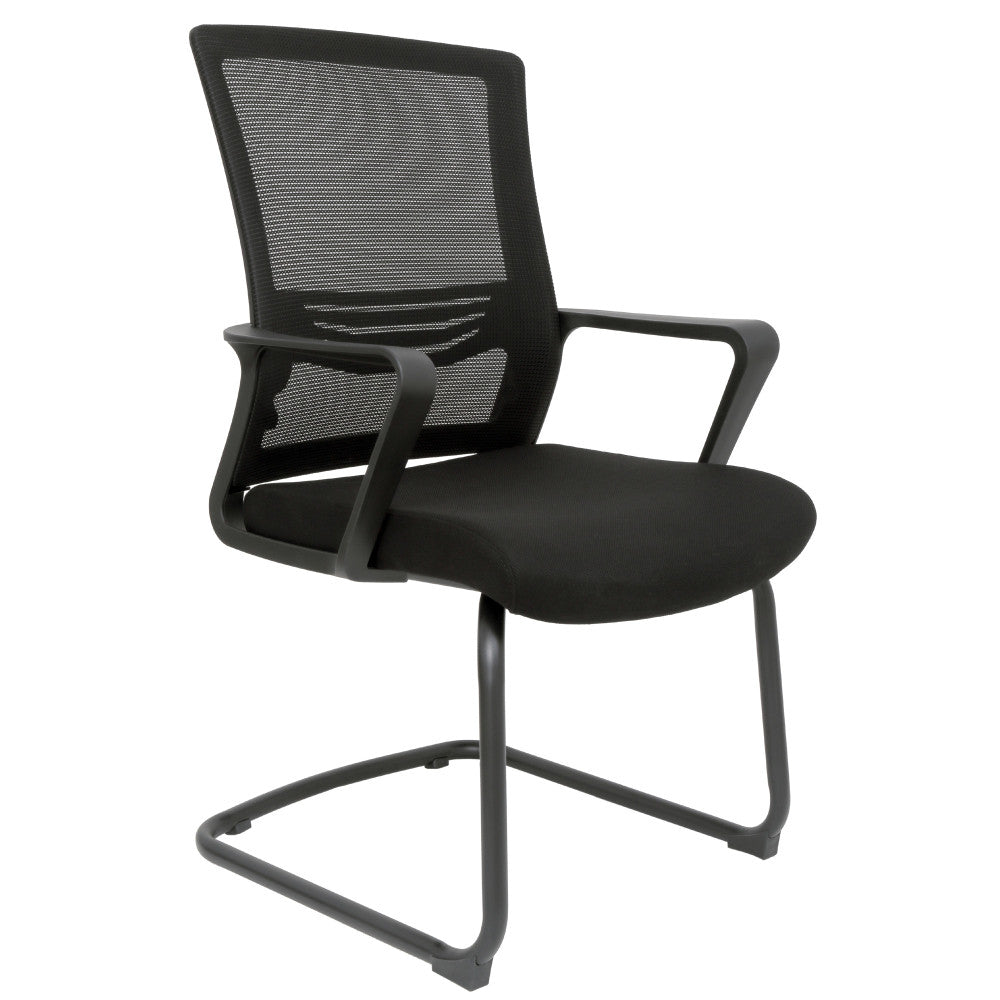 Scaun de birou mesh PARIS V - negru/negru