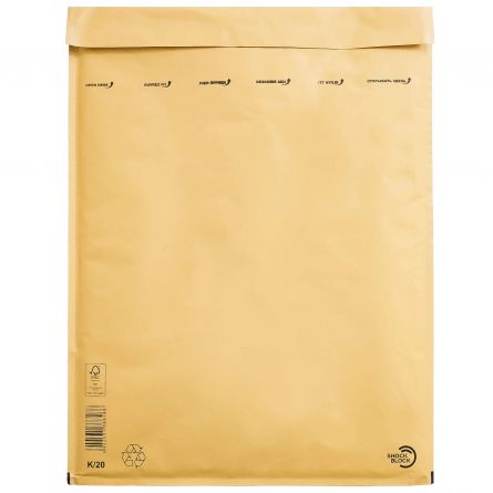Plic de protecție cu bule de aer, ideal pentru expedierea produselor fragile. Dimensiuni externe 370×480 mm, interne 350×470 mm, cu hartie kraft maro de 80 g/m². Lipire cu bandă detașabilă din silicon pentru sigilare sigură și ușoară. Ambalaj economic: 50 bucăți per cutie. Soluție fiabilă pentru logistică și comerț electronic, oferind protecție optimă și prezentare profesională.