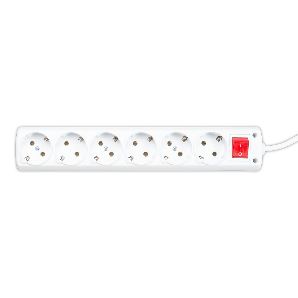 Prelungitor electric 1.5 metri, 6 prize, cablu 3x1 mm?