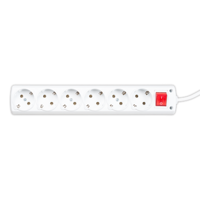 Prelungitor electric 1.5 metri, 6 prize, cablu 3x1 mm?
