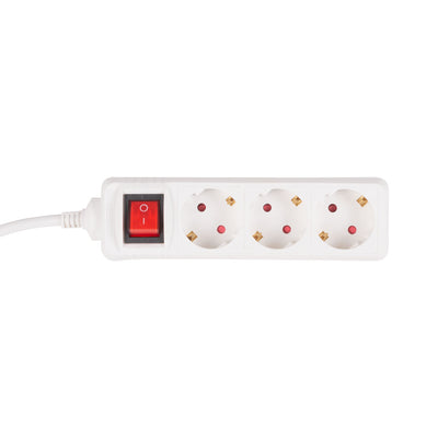Prelungitor electric 1.5 m, 3 prize, interior, cablu 3x1.5 mm?