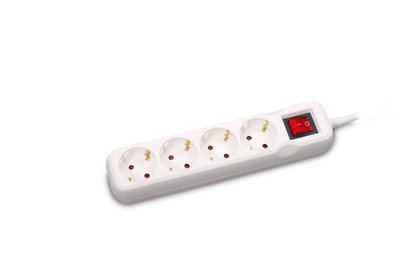 Prelungitor electric 1.5 m, 4 prize, interior, cablu 3x1 mm?