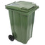 Pubela gunoi plastic cu capac si roti 240l