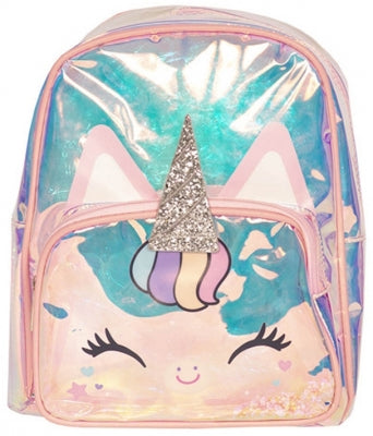 Ghiozdan gradinita transparent Unicorn S-Cool
