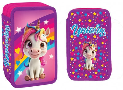 Penar S-Cool neechipat, 3 fermoare, Unicorn