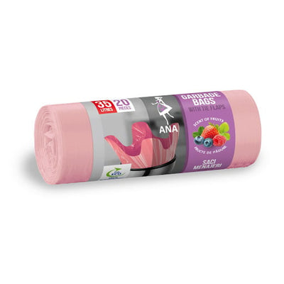 Saci menajeri parfumati cu urechi Anna 35l 20buc