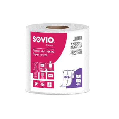 Prosop monorola Sovio din hartie alba 100 m, 444 foi