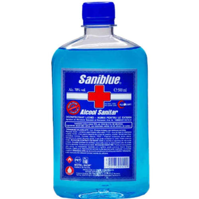 Spirt continut alcool 70% Saniblue 500ml