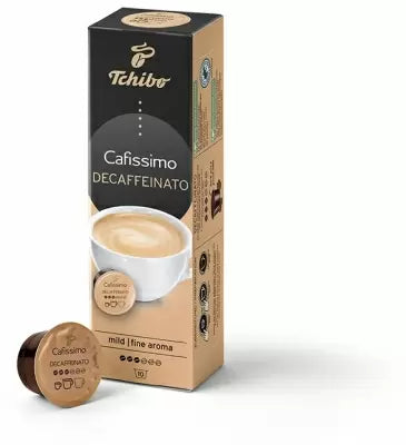 Cutie 10 capsule cafea Tchibo Cafissimo Caffe Crema Decaffeinated