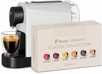 Espressor capsule Tchibo Cafissimo Pure Plus, white + set 60 capsule cafea Tchibo Classic Collection