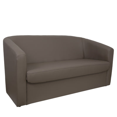 Canapea Tudor imitatie piele - taupe C006