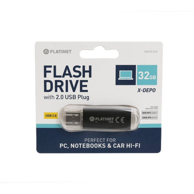 USB 2.0  Flash Drive 32GB Platinet