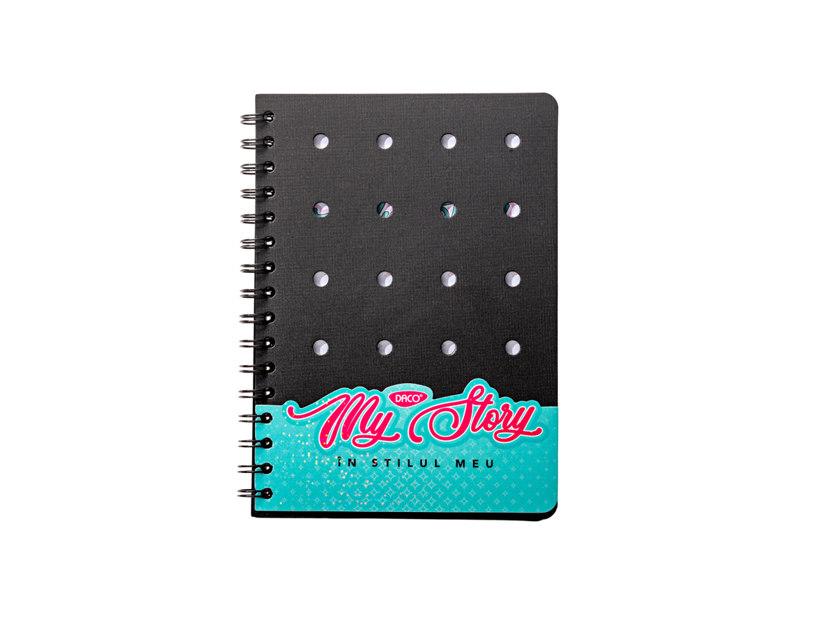 Agendă A5 nedatată 152×214 mm 80 file DACO My story
