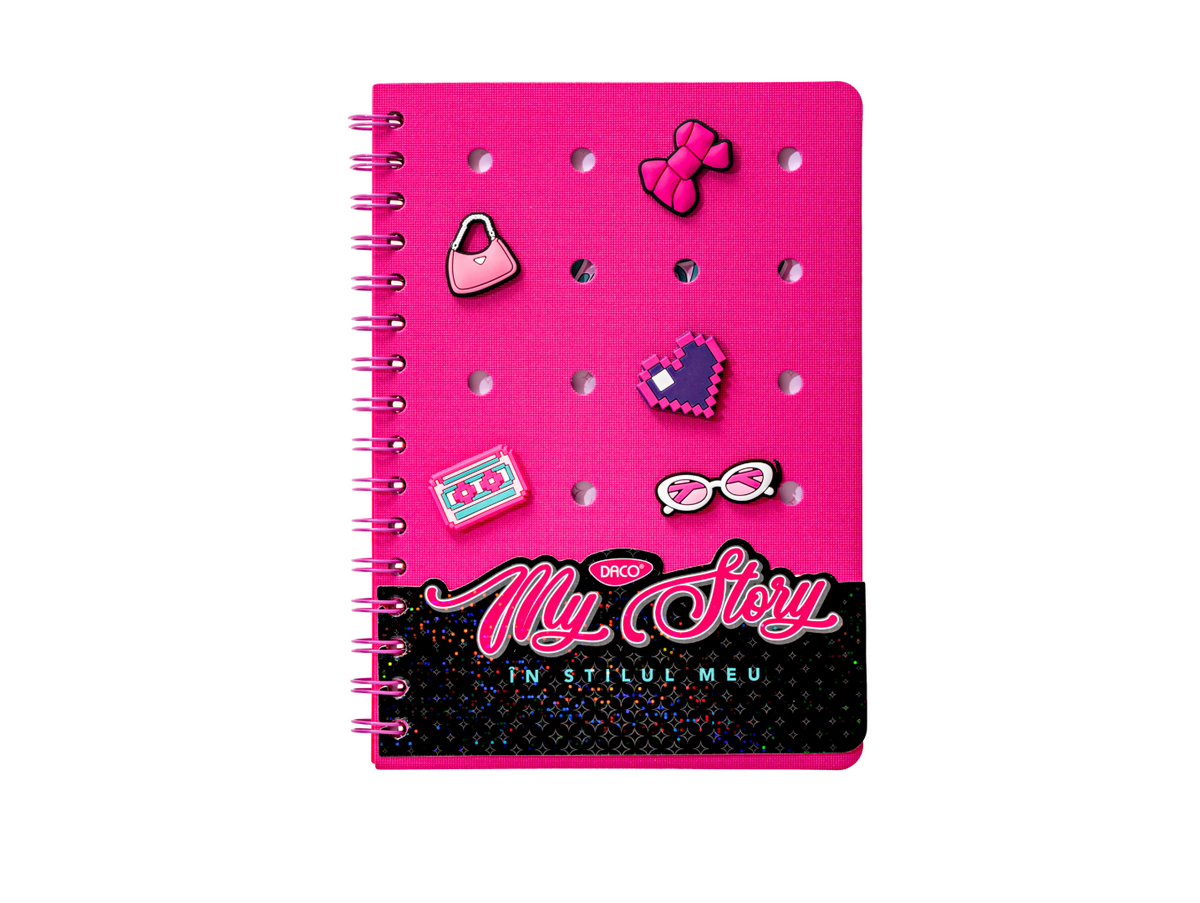 Agendă A5 nedatată 152×214 mm 80 file DACO My story