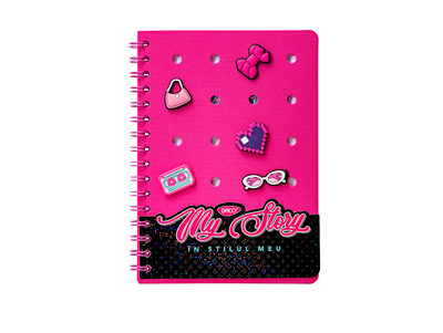 Agendă A5 nedatată 152×214 mm 80 file DACO My story