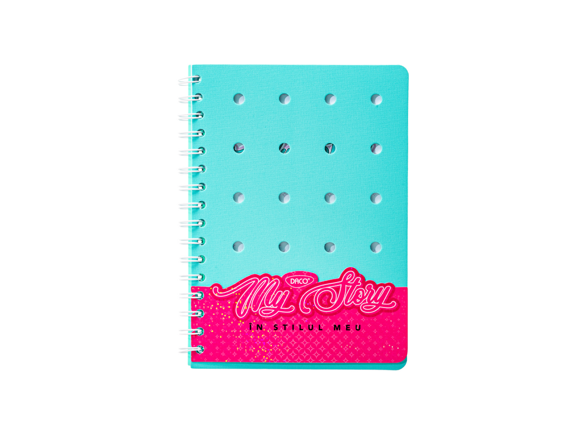 Agendă A5 nedatată 152×214 mm 80 file DACO My story