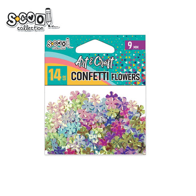 Accesorii craft, confetti floricele, 0,9 cm, 14 gr - S-COOL