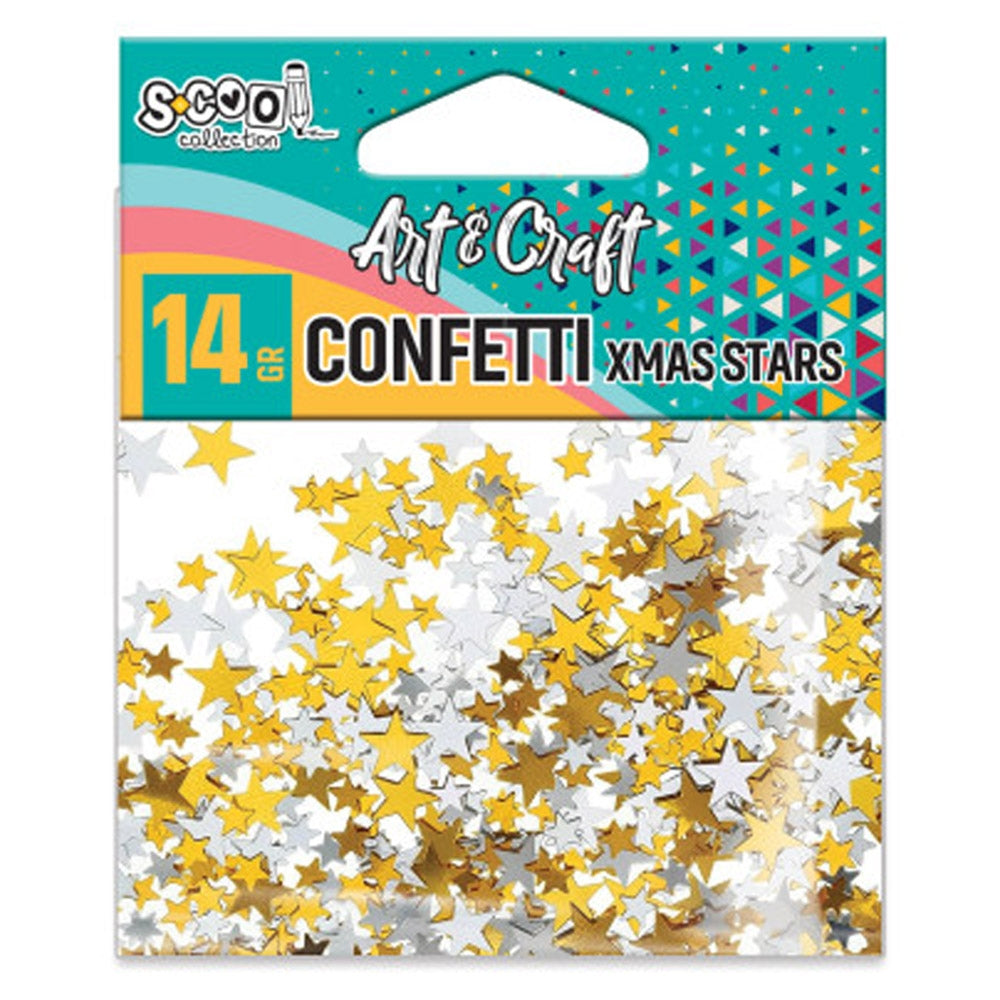 Accesorii craft, confetti stelute, 14 gr - S-COOL