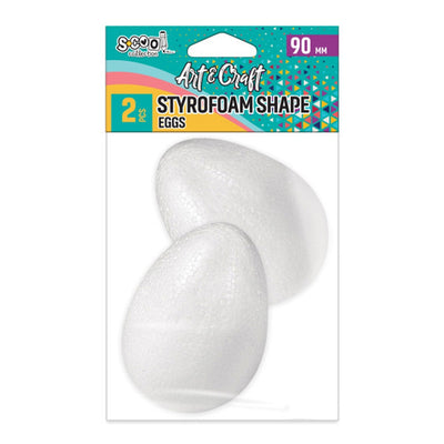 Accesorii craft, forme ovale polistiren, 9 cm, 2 buc/set - S-COOL