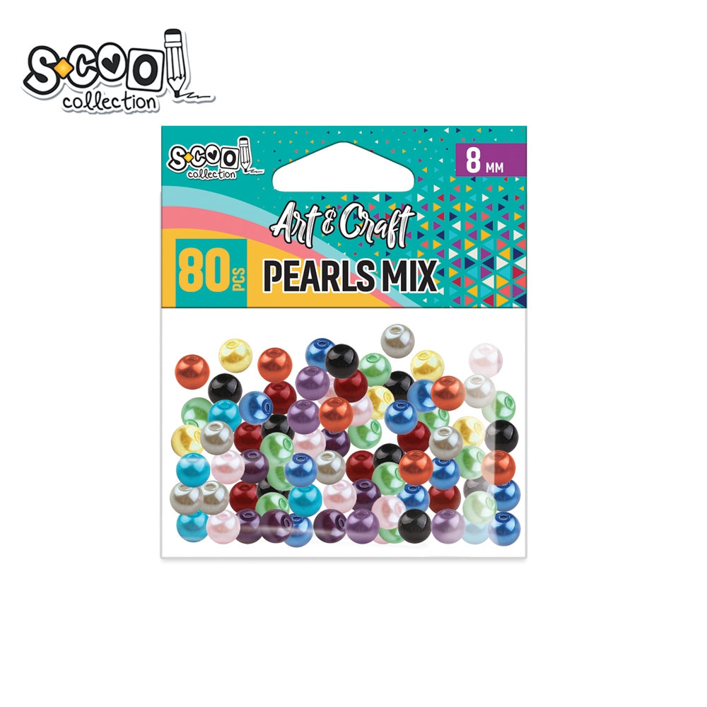 Accesorii craft, margele, 80 buc/set - S-COOL