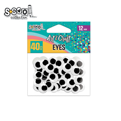 Accesorii craft, ochisori, 12 mm, 40 buc/set - S-COOL