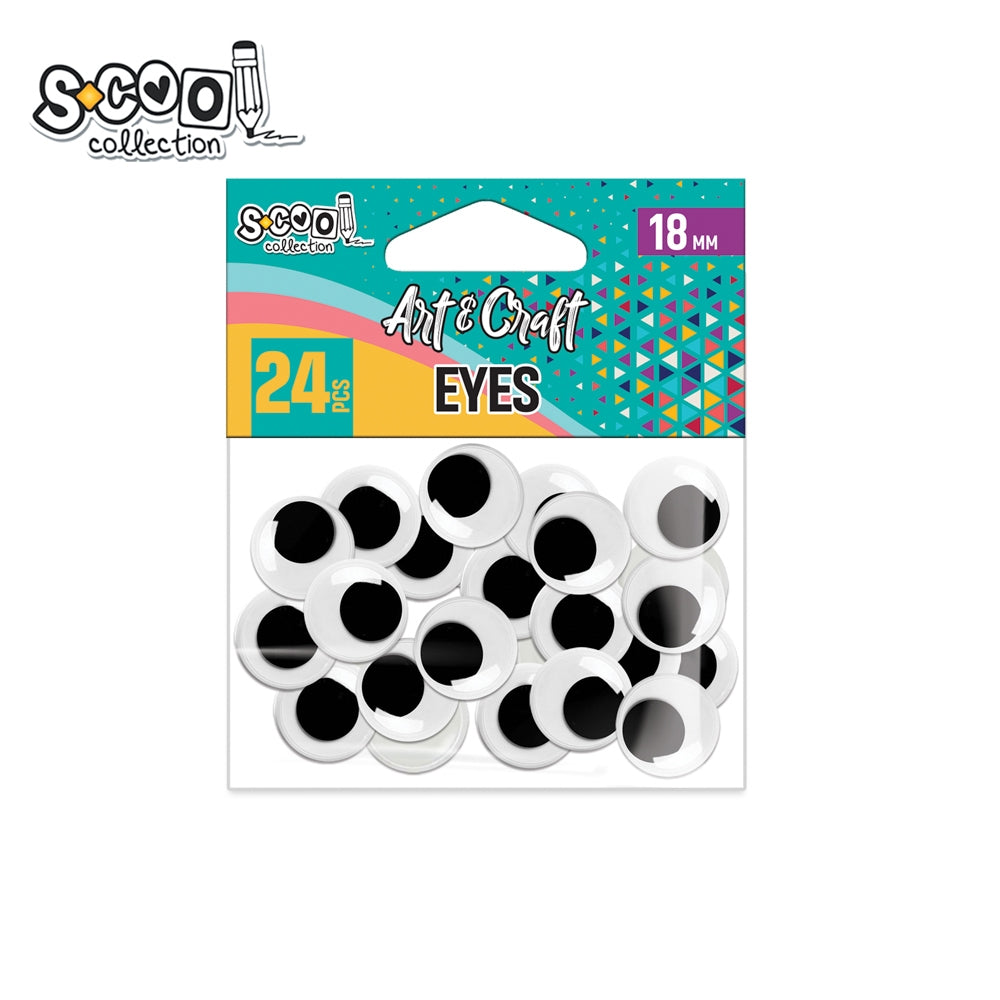 Accesorii craft, ochisori, 18 mm, 24 buc/set - S-COOL