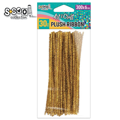 Accesorii craft, sarma plusata cu sclipici, 300x6 mm, 30 buc/set - S-COOL