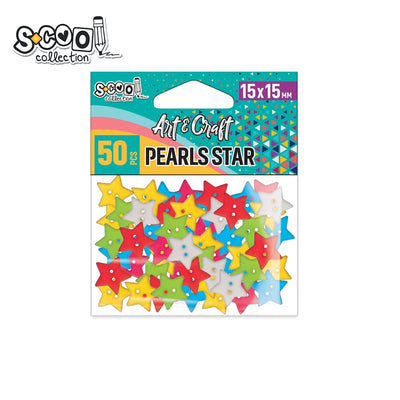 Accesorii craft, stelute, diverse modele, 50 buc/set - S-COOL