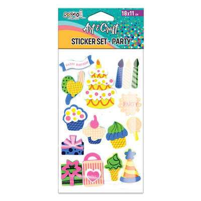 Accesorii craft, stickere 3D, Party - S-COOL