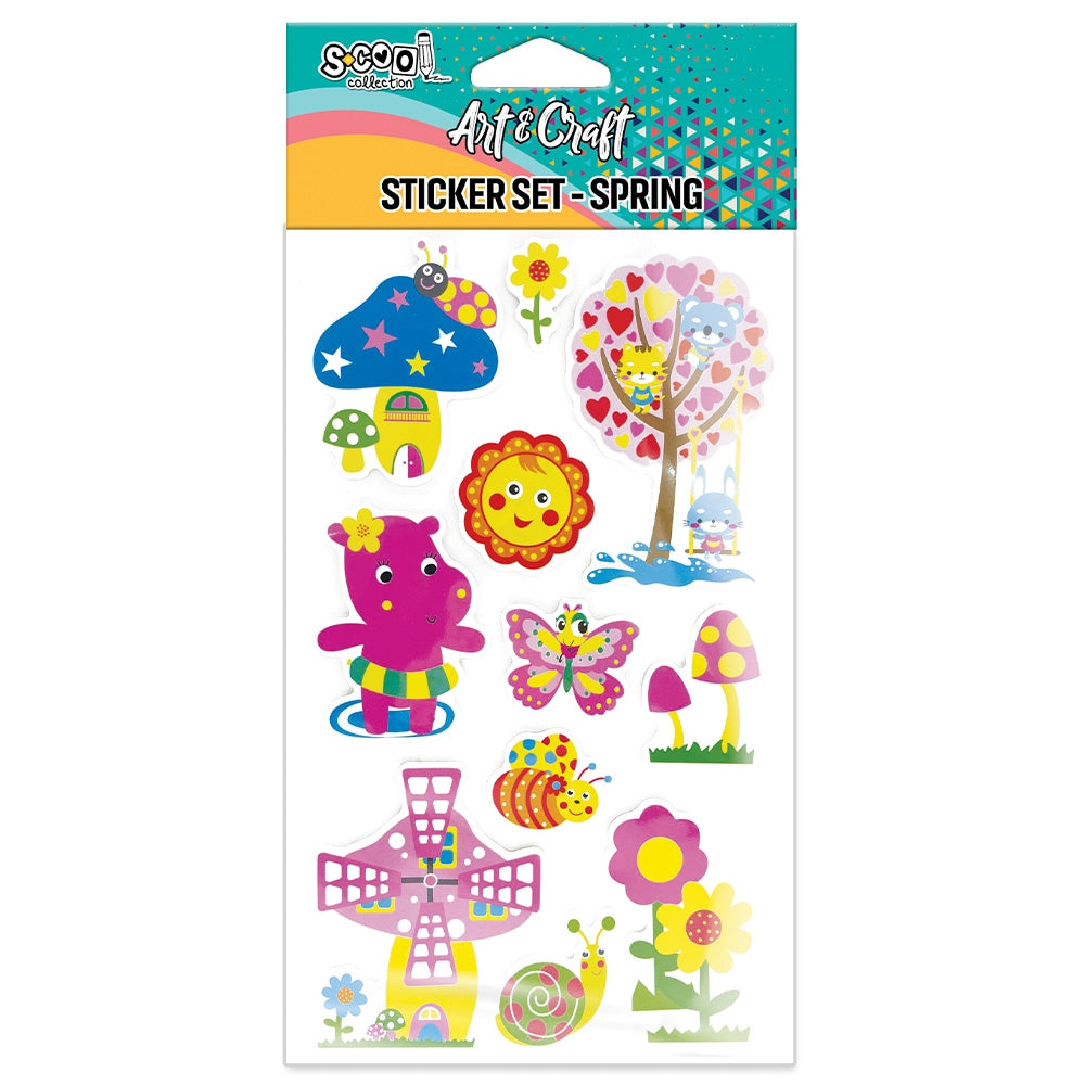 Accesorii craft, stickere 3D, Primavara - S-COOL