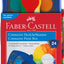Set extins de 24 acuarele modulare Connector Faber-Castell cutie albastra cu segmente conectabile si tub alb inclus fabricat in Germania