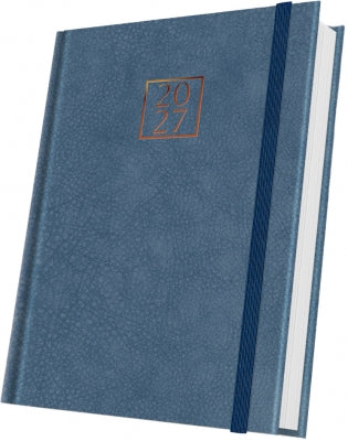 Agenda datata 2027 Herlitz Premium Deluxe Bolgheri, A5, 352 pagini, coperta din piele sintetica
