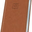 Agenda datata 2027 Herlitz Premium Deluxe Chianti, A5, 352 pagini, coperta din piele sintetica, margini folio argintiu