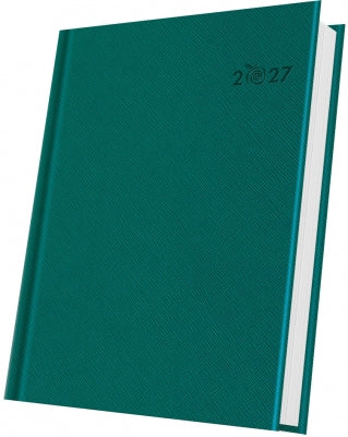 Agenda datata 2027 Herlitz Premium Deluxe Ortisei, A5, 352 pagini, coperta din piele sintetica