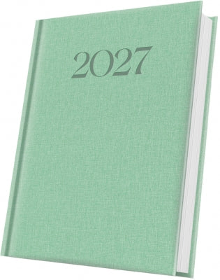 Agenda datata 2027 Herlitz Premium Deluxe Biella, A5, 352 pagini, coperta din piele sintetica